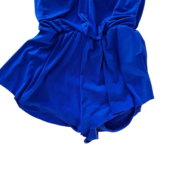 Women’s One Piece Blue Swimsuit Size Large - Picture 2 of 8